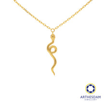 Load image into Gallery viewer, Arthesdam Jewellery 916 Gold Luxury Snake Necklace
