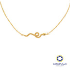 Arthesdam Jewellery 916 Gold Loopy Snake Necklace