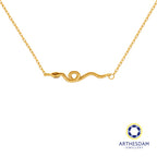 Arthesdam Jewellery 916 Gold Loopy Snake Necklace