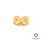 Arthesdam Jewellery 916 Gold Infinity Love Spacer Charm