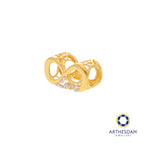 Arthesdam Jewellery 916 Gold Two-Toned Infinity Love Spacer Charm