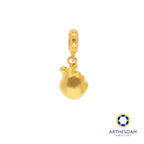 Arthesdam Jewellery 916 Gold Finger Heart Charm