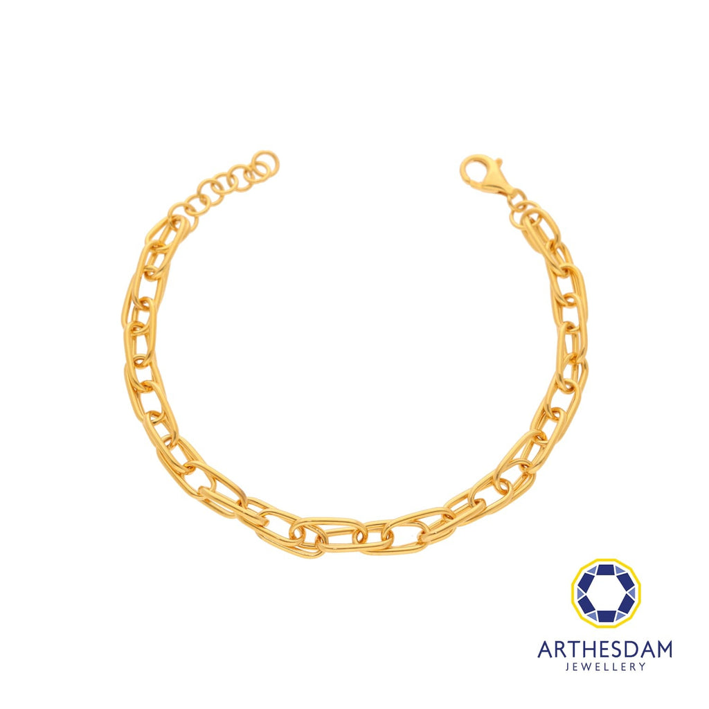 Arthesdam Jewellery 916 Gold Link Chain Bracelet