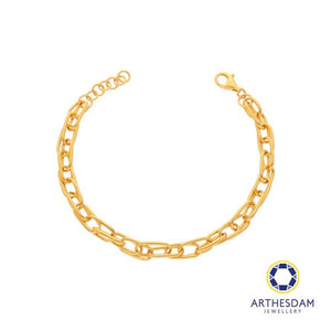 Arthesdam Jewellery 916 Gold Link Chain Bracelet