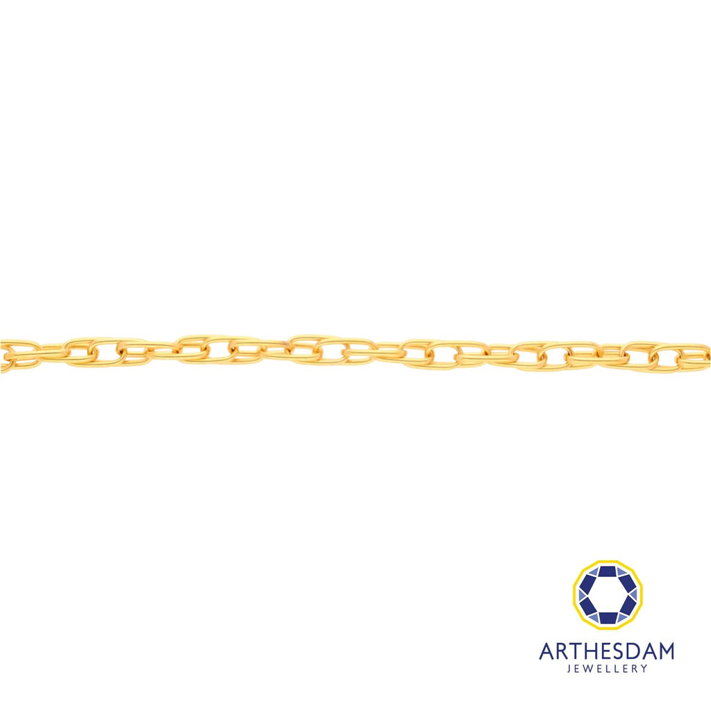 Arthesdam Jewellery 916 Gold Link Chain Bracelet