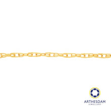 Load image into Gallery viewer, Arthesdam Jewellery 916 Gold Link Chain Bracelet
