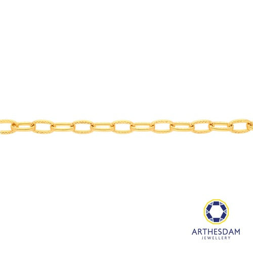 Arthesdam Jewellery 916 Gold Alternate Faceted Bracelet
