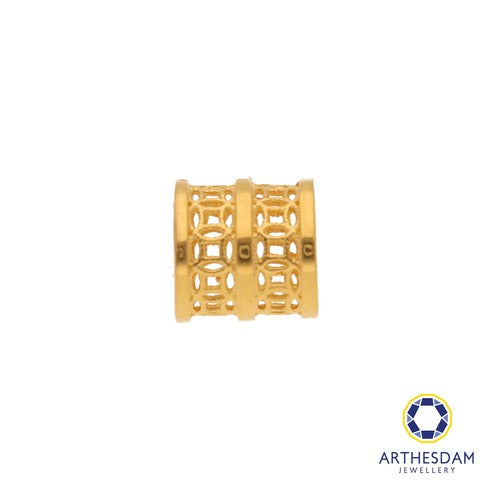 Arthesdam Jewellery 916 Gold Barrel Lucky Coin Charm/Pendant