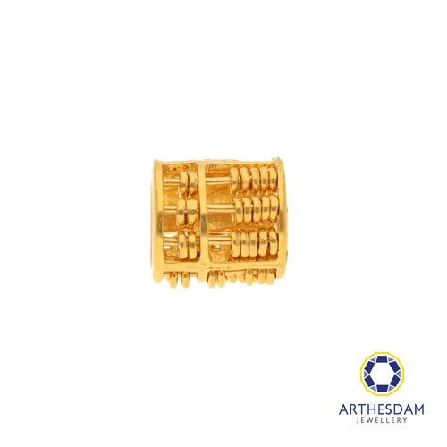 Arthesdam Jewellery 916 Gold Barrel Abacus 發 Charm/Pendant