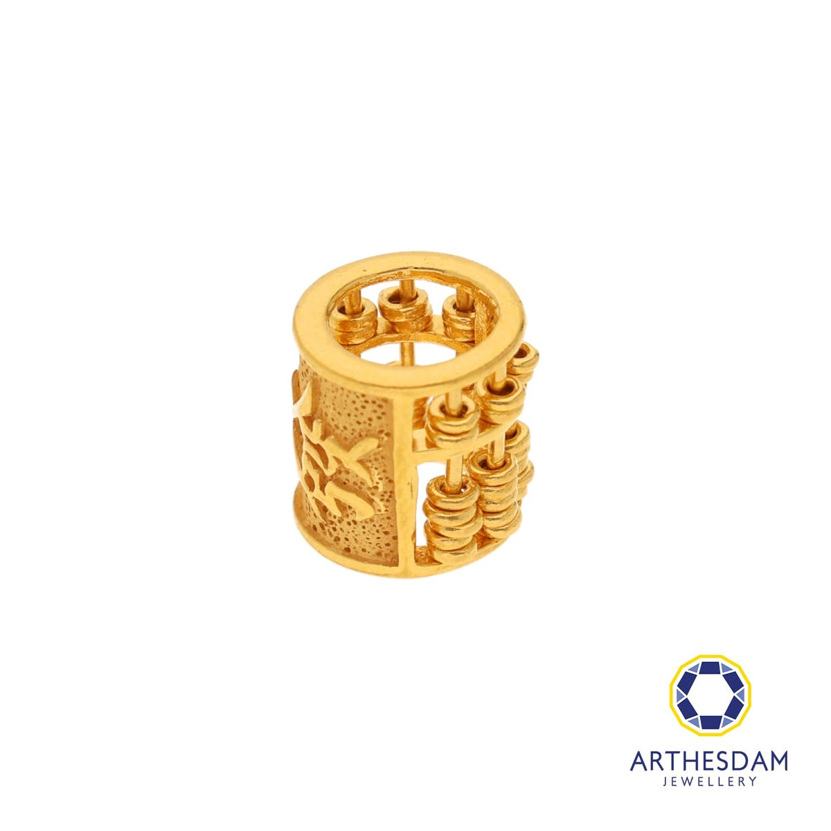 Arthesdam Jewellery 916 Gold Barrel Abacus 發 Pendant