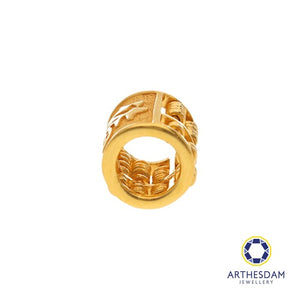 Arthesdam Jewellery 916 Gold Barrel Abacus 福 Charm/Pendant