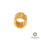 Arthesdam Jewellery 916 Gold Barrel Abacus 福 Pendant