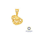 Arthesdam Jewellery 916 Gold Net Gourd Pendant
