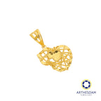 Arthesdam Jewellery 916 Gold Net Gourd Pendant
