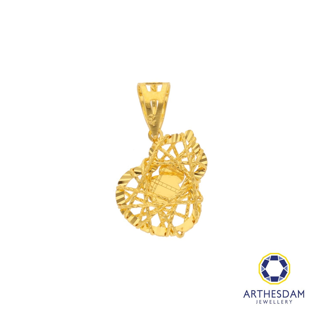 Arthesdam Jewellery 916 Gold Net Gourd Pendant