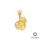 Arthesdam Jewellery 916 Gold Net Gourd Pendant