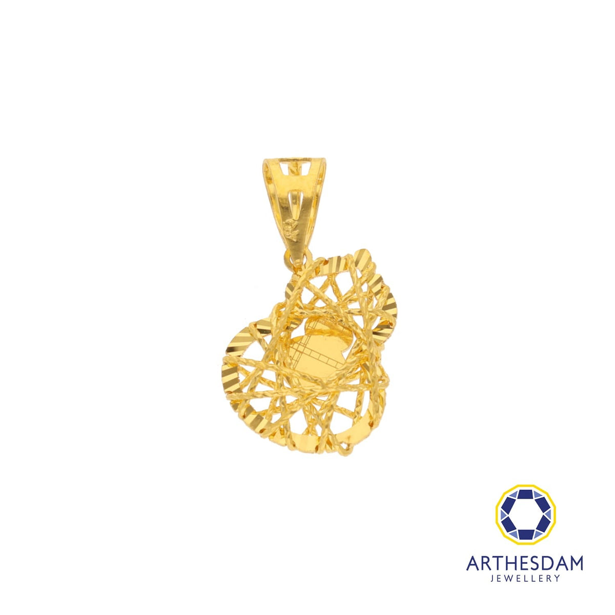 Arthesdam Jewellery 916 Gold Net Gourd Pendant