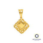 Arthesdam Jewellery 916 Gold Net Diamond Pendant
