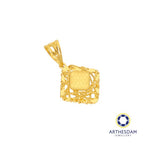 Arthesdam Jewellery 916 Gold Net Diamond Pendant