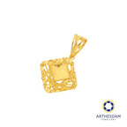 Arthesdam Jewellery 916 Gold Net Diamond Pendant