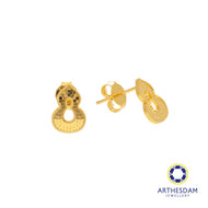 Arthesdam Jewellery 916 Gold Lucky Shiny Gourd Earrings