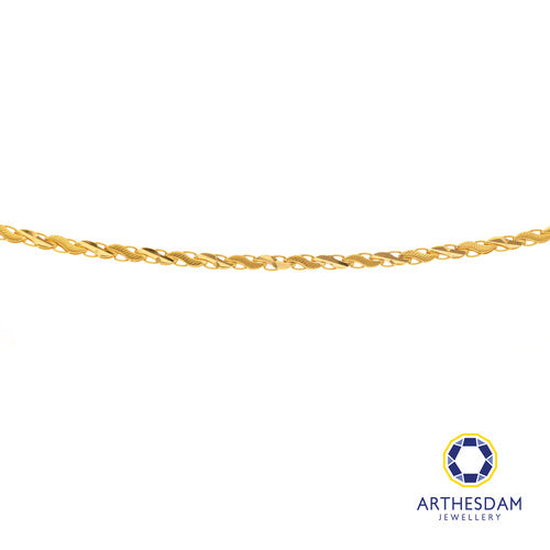 Arthesdam Jewellery 916 Gold S Leaf Design Chain