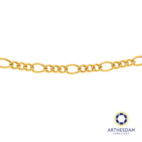 Arthesdam Jewellery 916 Gold Thick Figaro Cowboy Chain