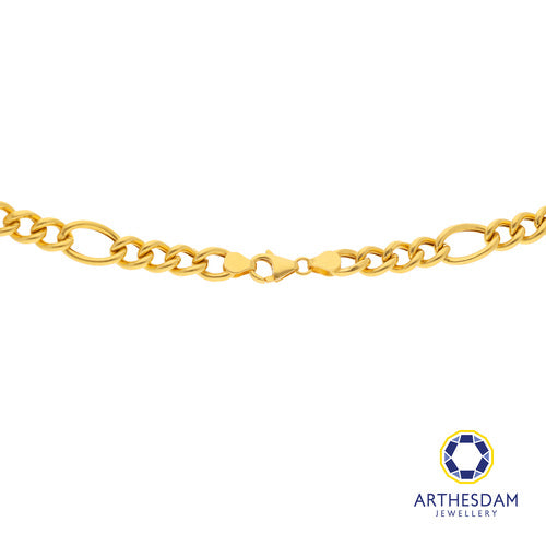 Arthesdam Jewellery 916 Gold Thick Figaro Cowboy Chain