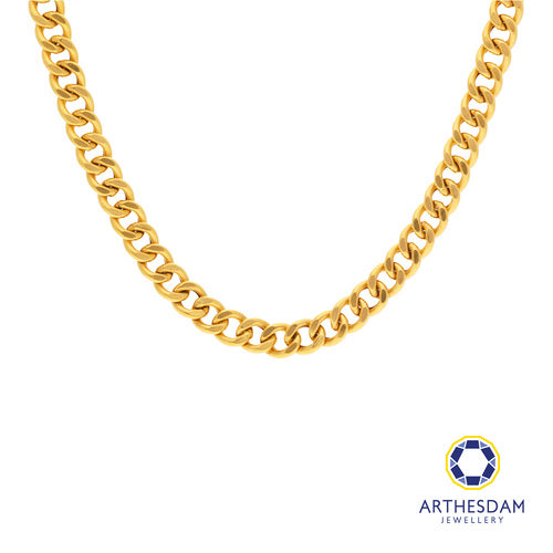Arthesdam Jewellery 916 Gold Classic Modern Cowboy Chain