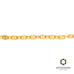 Arthesdam Jewellery 916 Gold Marina Thick Lock Bracelet