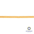 Arthesdam Jewellery 916 Gold Cowboy x Net Bracelet