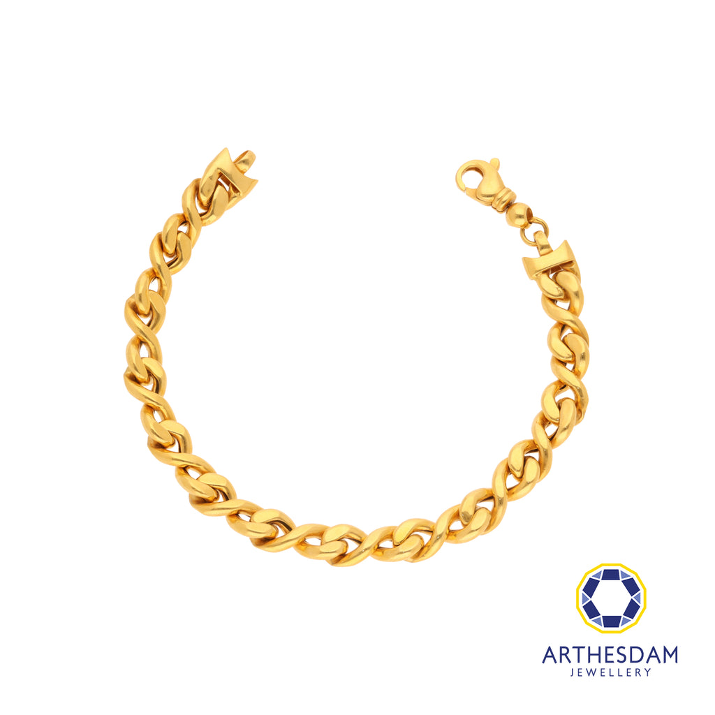 Arthesdam Jewellery 916 Gold Infinity Cowboy Bracelet