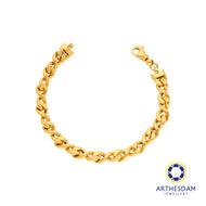 Arthesdam Jewellery 916 Gold Infinity Cowboy Bracelet