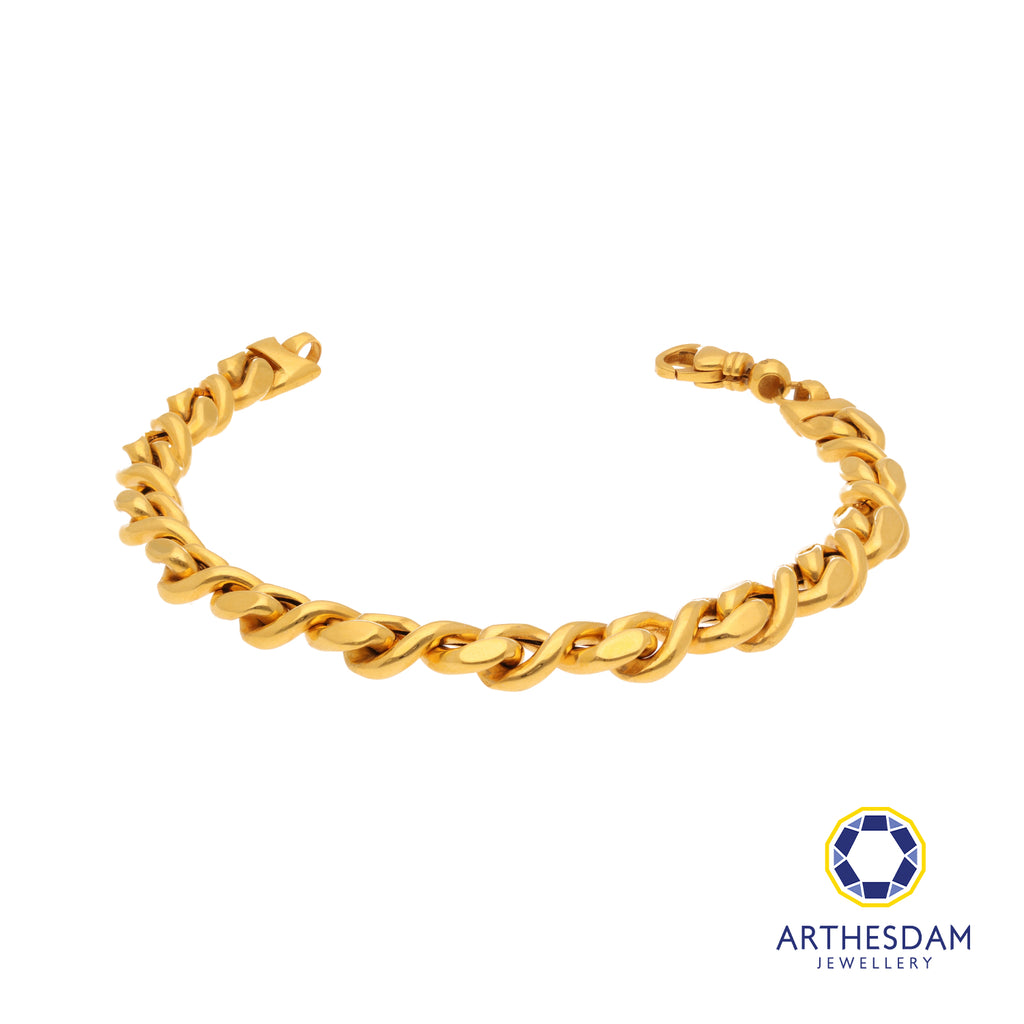 Arthesdam Jewellery 916 Gold Infinity Cowboy Bracelet