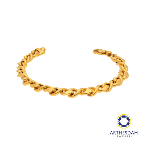 Arthesdam Jewellery 916 Gold Infinity Cowboy Bracelet
