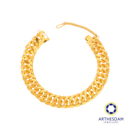 Arthesdam Jewellery 916 Gold Hollow Cowboy Fishtail Bracelet