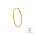 Arthesdam Jewellery 916 Gold Sui Sui Bing Glitter Round Bangle