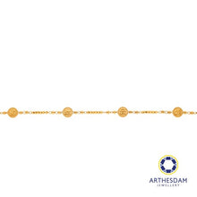 Load image into Gallery viewer, Arthesdam Jewellery 916 Gold Ji Xiang Ru Yi Beaded Bracelet
