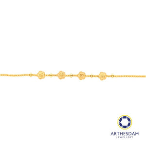 Arthesdam Jewellery 916 Gold Adorable Huo Puo Ke Ai Beaded Bracelet