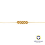 Arthesdam Jewellery 916 Gold 5 Lucky Coins Sui Sui Bing Bracelet