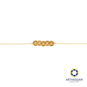 Arthesdam Jewellery 916 Gold 5 Lucky Coins Sui Sui Bing Bracelet