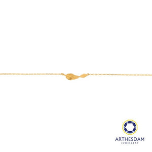 Arthesdam Jewellery 916 Gold Twisted Leaf Necklace