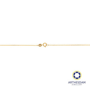 Arthesdam Jewellery 916 Gold Twisted Leaf Necklace