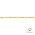 Arthesdam Jewellery 916 Gold Square Sui Sui Bing Tube Bracelet