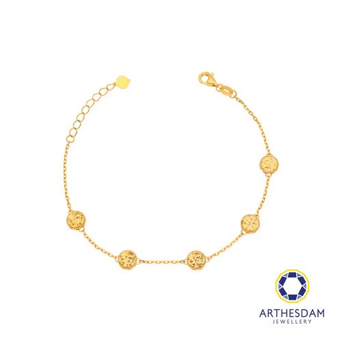 Arthesdam Jewellery 916 Gold Round Sui Sui Bing Polo Chain Bracelet