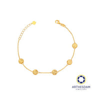 Arthesdam Jewellery 916 Gold Round Sui Sui Bing Polo Chain Bracelet