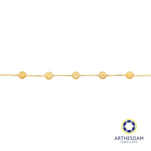 Arthesdam Jewellery 916 Gold Round Sui Sui Bing Polo Chain Bracelet