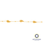 Arthesdam Jewellery 916 Gold Classy Raindrop Bracelet