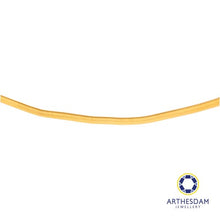 Load image into Gallery viewer, Arthesdam Jewellery 916 Gold Flat Foxtail Chain
