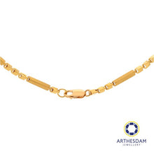Load image into Gallery viewer, Arthesdam Jewellery 916 Gold Sandy Square Tube Chain
